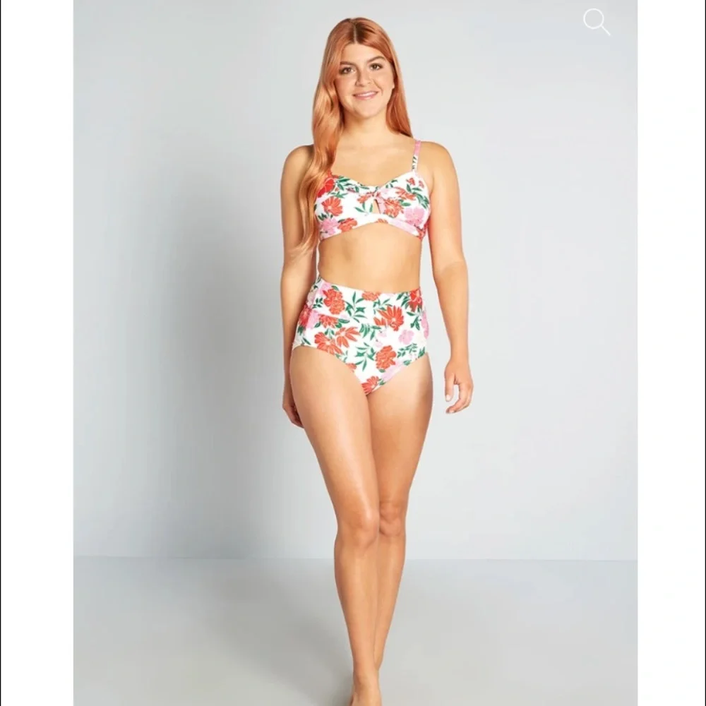 NWOT ModCloth‎ Santa Barbara Saturdays Bikini The Clarice High-Waisted Bottom